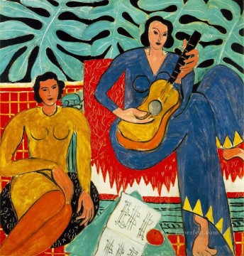 抽象的かつ装飾的 Painting - ラ・ミュージック 1939 フォービズム